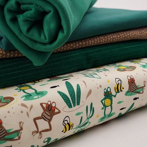 Bio Jersey Motiv Am Froschteich Von Stoffonkel 6 Bio Jersey Motiv Am Froschteich Von Stoffonkel – Bild 4