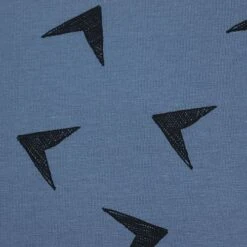 Bio Jersey Arrowhead In Dusty Blue Von Bloome Copenhagen -STOFFBIOTOP Verkäufe Arrowhead in dusty blue von Bloome 1555 2