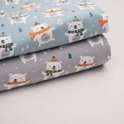 Bio Jersey Motiv Bärchenwald Blau Von Stoffonkel 10 Bio Jersey Motiv Bärchenwald Blau Von Stoffonkel -STOFFBIOTOP Verkäufe Baerchenwald blau von Stoffonkel Bio Jersey 1508 3