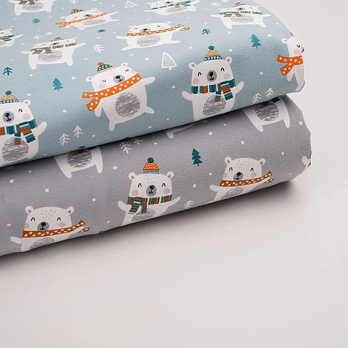 Bio Jersey Motiv Bärchenwald Blau Von Stoffonkel 6 Bio Jersey Motiv Bärchenwald Blau Von Stoffonkel – Bild 4