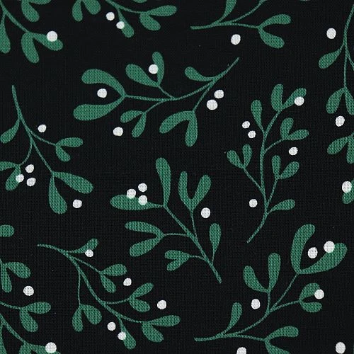 Bio Popeline Baumwollstoff Festive Foliage Aus Der Serie Jingle Mingle Von Cloud9 5 Bio Popeline Baumwollstoff Festive Foliage Aus Der Serie Jingle Mingle Von Cloud9 – Bild 3