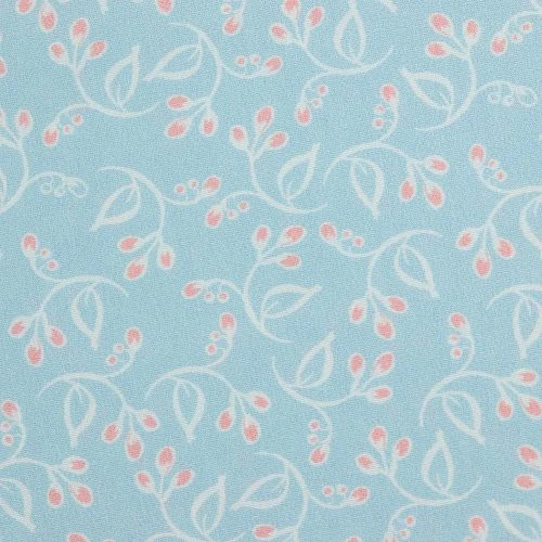 Bio Popeline Baumwollstoff Floret Blue Von Monaluna 5 Bio Popeline Baumwollstoff Floret Blue Von Monaluna – Bild 3