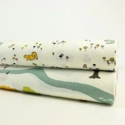 Bio Popeline Baumwollstoff Meadow Run Weiß Von Birch Fabrics -STOFFBIOTOP Verkäufe Baumwollstoff Meadow Run weiss von Birch 250 2