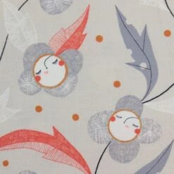 Bio Popeline Baumwollstoff Rise Up Ivory Aus Der Serie Bloom Together Von Cloud9 -STOFFBIOTOP Verkäufe Baumwollstoff Rise Up Ivory aus der 1761 2