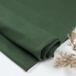 Bio Bündchen Stoff Uni Camo Green Von Bloome Copenhagen