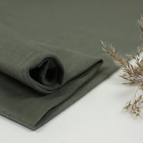 Bio Bündchen Stoff Uni Khaki Grün Stoffonkel 3 Bio Bündchen Stoff Uni Khaki Grün Stoffonkel