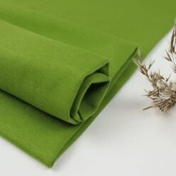 Bio Bündchen Stoff Uni Avocado Stoffonkel