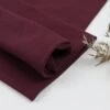 Bio Bündchen Stoff Uni Bordeaux Stoffonkel