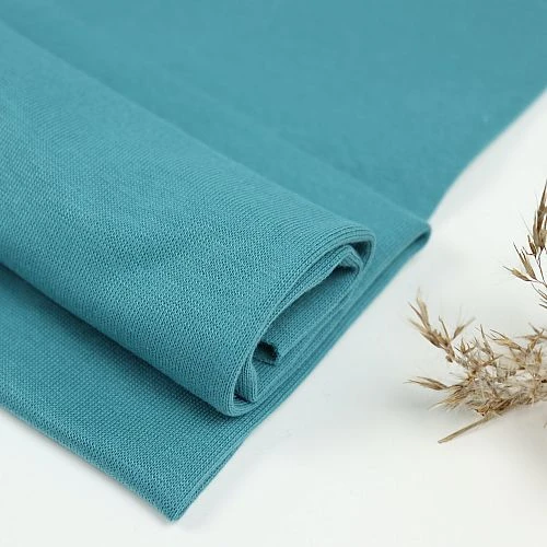 Bio Bündchen Stoff Uni Everglade Stoffonkel 3 Bio Bündchen Stoff Uni Everglade Stoffonkel