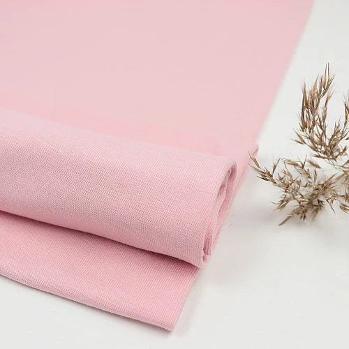 Bio Bündchen Stoff Uni Peach Rose Stoffonkel 3 Bio Bündchen Stoff Uni Peach Rose Stoffonkel