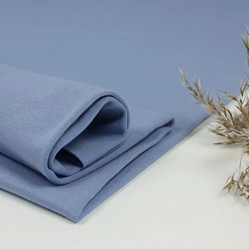 Bio Bündchen Stoff Uni Stonewashed Blau Stoffonkel 3 Bio Bündchen Stoff Uni Stonewashed Blau Stoffonkel