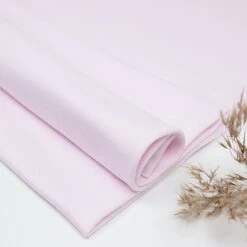 Bio Bündchen Stoff Uni Zartrosa Stoffonkel