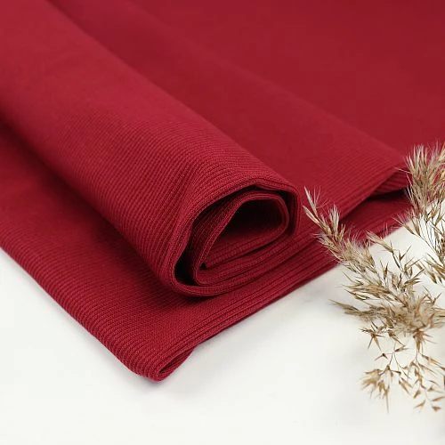 Bio Bündchen Gerippt Uni Berry Rot Von Mind The Maker 3 Bio Bündchen Gerippt Uni Berry Rot Von Mind The Maker