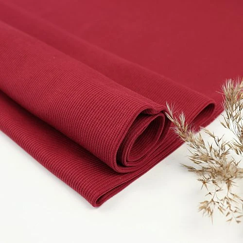 Bio Bündchen Gerippt Uni Rot Von Mind The Maker 3 Bio Bündchen Gerippt Uni Rot Von Mind The Maker