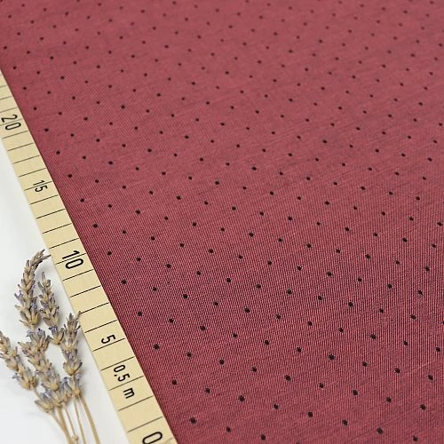 Bio Chambray Punkte Dark Grenadine Von Amandine Cha 3 Bio Chambray Punkte Dark Grenadine Von Amandine Cha