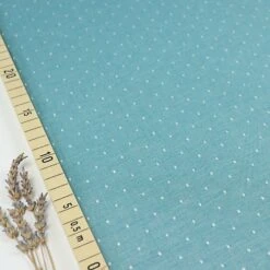 Bio Chambray Punkte Lagunen Grün Von Amandine Cha
