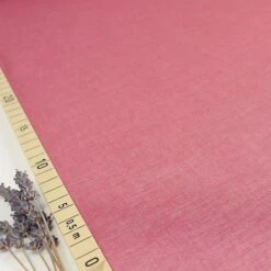 Bio Chambray Uni Kirschblüten Rot Von Amandine Cha