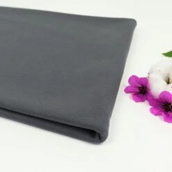 Bio Interlock Jersey Uni Dunkelgrau