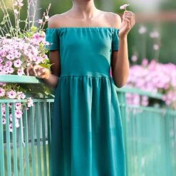 Bio Interlock Jersey Uni Petrol -STOFFBIOTOP Verkäufe Bio Interlock Jersey uni petrol 931 5