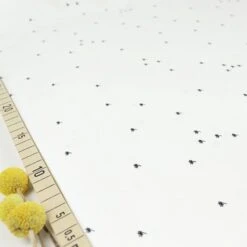 Bio Jersey Curious Bear Cream Ecru Kombistoff Von Bloome Copenhagen