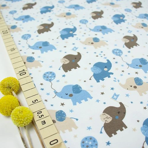 Bio Jersey Motiv Babyelefant Von Stoffonkel In Grau 3 Bio Jersey Motiv Babyelefant Von Stoffonkel In Grau