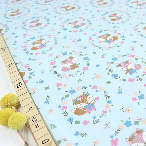 Bio Jersey Motiv Liese Und Lotte In Blau Von Stoffonkel 3 Bio Jersey Motiv Liese Und Lotte In Blau Von Stoffonkel