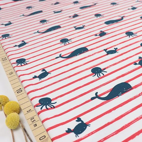 Bio Jersey Motiv Puckwal Rot Von Stoffonkel 3 Bio Jersey Motiv Puckwal Rot Von Stoffonkel