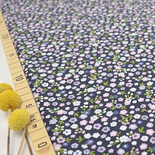 Bio Jersey Motiv Streublümchen In Lila Von Stoffonkel 3 Bio Jersey Motiv Streublümchen In Lila Von Stoffonkel