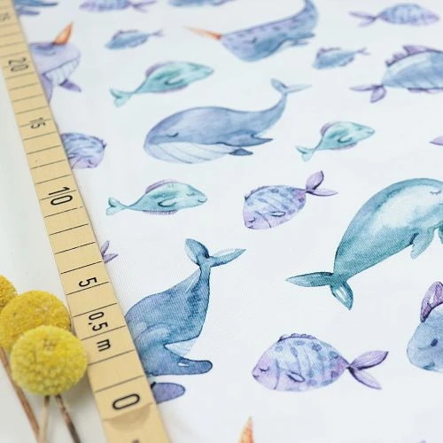 Bio Jersey Sea Animals White 3 Bio Jersey Sea Animals White