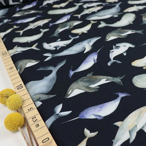 Bio Jersey Sea Creatures In Dark Blue 3 Bio Jersey Sea Creatures In Dark Blue