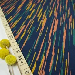 Bio Jersey Stoff Color Rain Nordlichter Von Fabrilogy