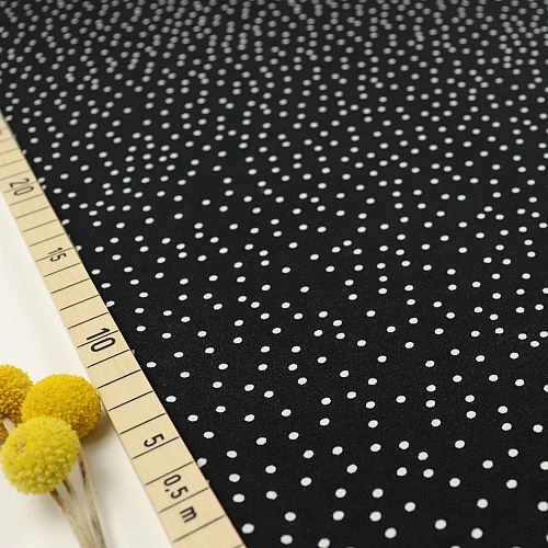 Bio Jersey Stoff Dotties Schwarz Von Stoffonkel 3 Bio Jersey Stoff Dotties Schwarz Von Stoffonkel