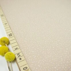 Bio Jersey Stoff Spotties Macadamia Von Stoffonkel