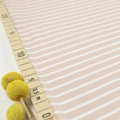 Bio Jersey Stoff Streifen Macadamia Ringeljersey Stoffonkel