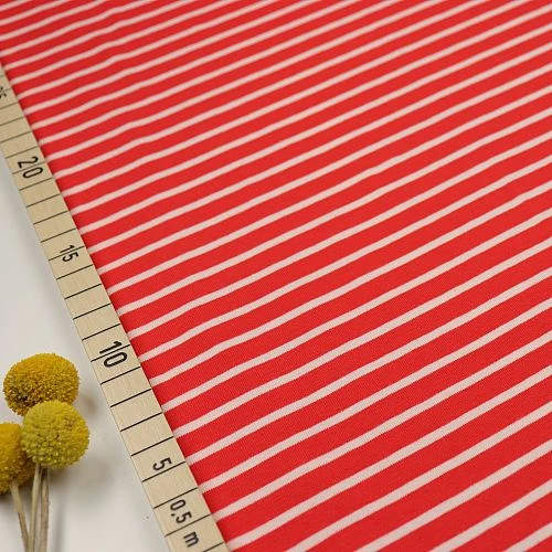 Bio Jersey Stoff Streifen Tomatenrot Ringeljersey Stoffonkel 3 Bio Jersey Stoff Streifen Tomatenrot Ringeljersey Stoffonkel