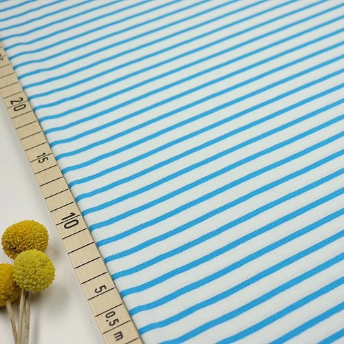 Bio Jersey Stoff Streifen Weiß Blau Ringeljersey Stoffonkel 3 Bio Jersey Stoff Streifen Weiß Blau Ringeljersey Stoffonkel