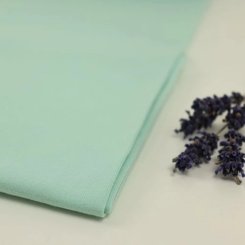 Bio Jersey Stoff Uni Hellmint 3 Bio Jersey Stoff Uni Hellmint