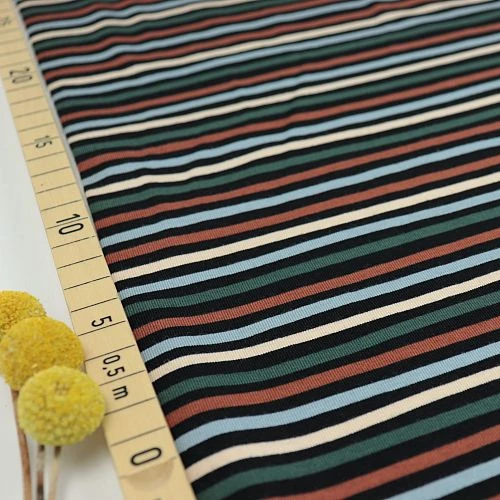 Bio Jerseystoff Schwarz Mit Streifen Als Ringeljersey 3 Bio Jerseystoff Schwarz Mit Streifen Als Ringeljersey