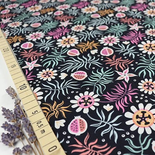 Bio Popeline Baumwollstoff Motiv Tropical Garden Von Cloud9 3 Bio Popeline Baumwollstoff Motiv Tropical Garden Von Cloud9