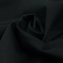 Uni Bio Popeline Candy Cotton In Black Von Verhees -STOFFBIOTOP Verkäufe Bio Popeline Candy Cotton in Black 1843 1