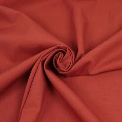 Uni Bio Popeline Candy Cotton In Brique Von Verhees -STOFFBIOTOP Verkäufe Bio Popeline Candy Cotton in Brique 2153 1