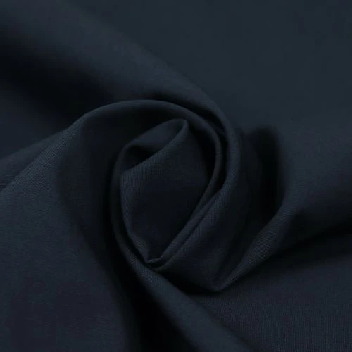 Uni Bio Popeline Candy Cotton In Navy Von Verhees 4 Uni Bio Popeline Candy Cotton In Navy Von Verhees – Bild 2