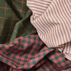 ORGANIC STRIPE COTTON In Dune/Sienna Von Mind The MAKER -STOFFBIOTOP Verkäufe COTTON in Dune Sienna von mind 2353 2