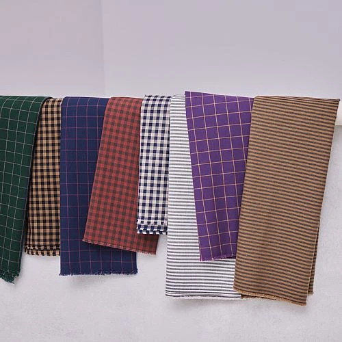 ORGANIC GINGHAM COTTON In Indigo Night/Dune Von Mind The MAKER 5 ORGANIC GINGHAM COTTON In Indigo Night/Dune Von Mind The MAKER – Bild 3