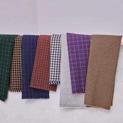 ORGANIC GINGHAM COTTON In Umber/Sienna Von Mind The MAKER -STOFFBIOTOP Verkäufe COTTON in Umber Sienna von mind 2361 2