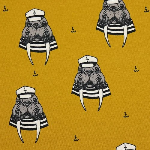 Bio Jersey Captain Walrus Ocker Von Bloome Copenhagen 5 Bio Jersey Captain Walrus Ocker Von Bloome Copenhagen – Bild 3