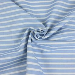 Bio Chambray Streifen Himmelblau Von Amandine Cha -STOFFBIOTOP Verkäufe Chambray Streifen Himmelblau von Amandine Cha 1346 1