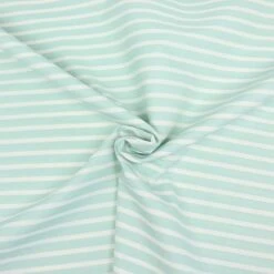 Bio Chambray Streifen Mintgrün Von Amandine Cha -STOFFBIOTOP Verkäufe Chambray Streifen mintgruen von Amandine Cha 1279 1