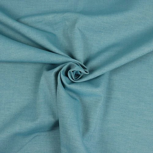 Bio Chambray Uni Lagunen Grün Von Amandine Cha 4 Bio Chambray Uni Lagunen Grün Von Amandine Cha – Bild 2