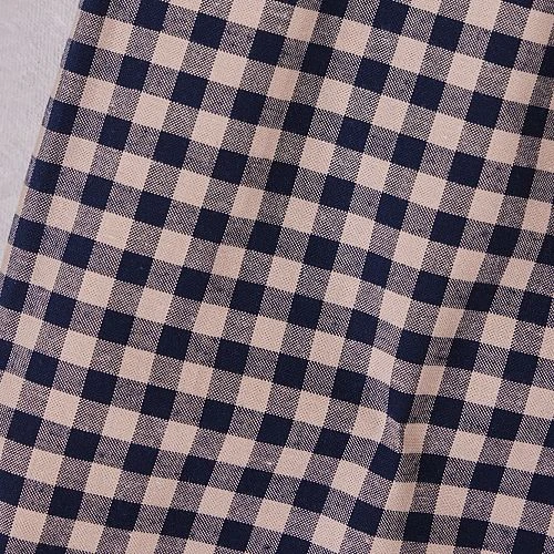 ORGANIC GINGHAM COTTON In Indigo Night/Dune Von Mind The MAKER 4 ORGANIC GINGHAM COTTON In Indigo Night/Dune Von Mind The MAKER – Bild 2